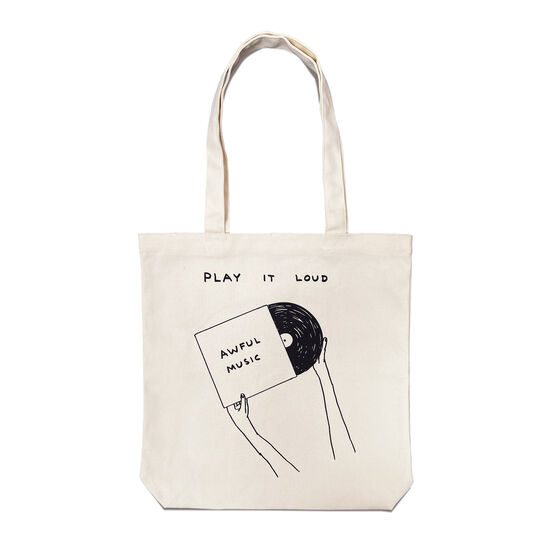 David Shrigley Play It Loud tote bag | Bags | Tate Shop | Tate