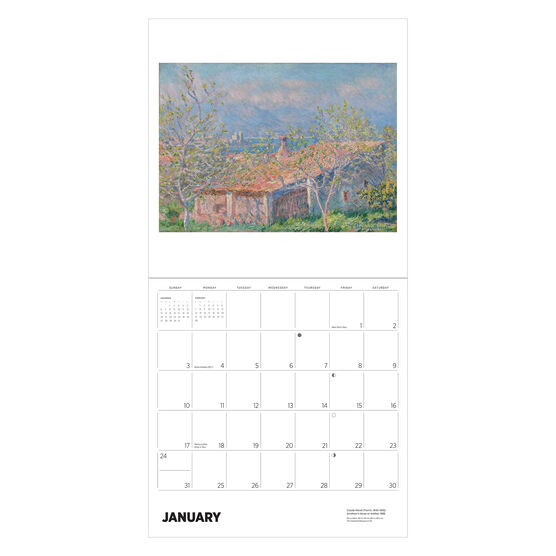 Claude Monet Calendar 2027