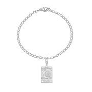 The Moon tarot card charm bracelet