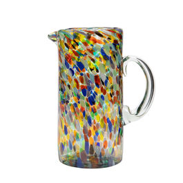 Confetti glass jug