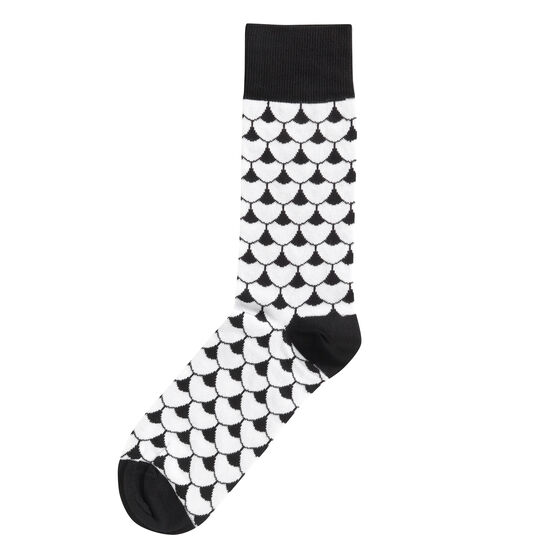 Tate Britain scallop tile socks | Socks | Tate Shop | Tate