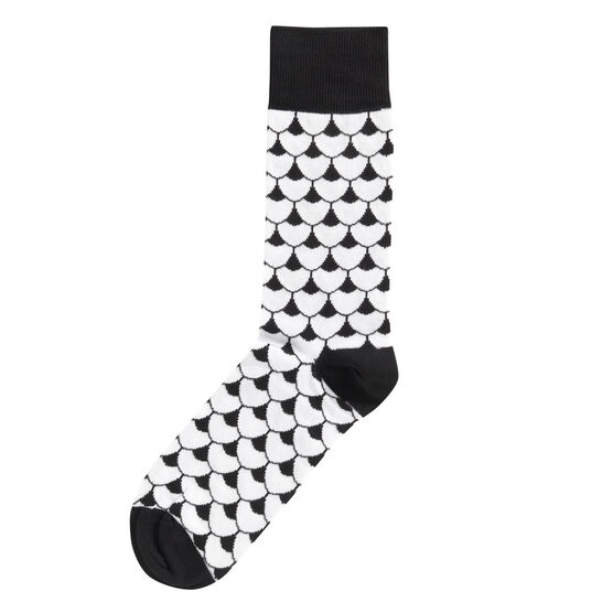 Tate Britain scallop tile socks