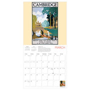 English Travel Posters 2026 wall calendar