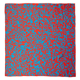 François Morellet Random Distribution silk scarf