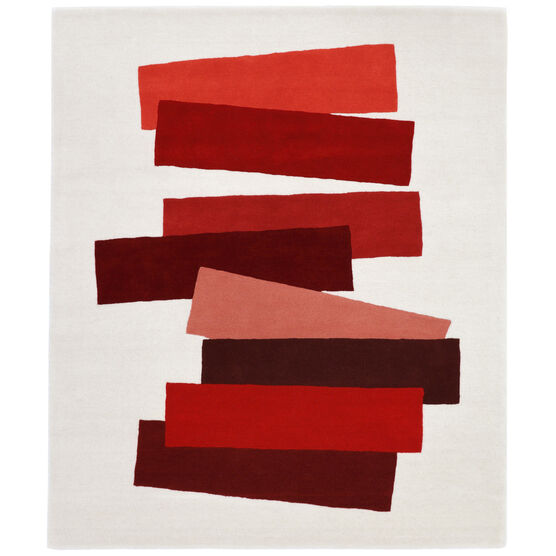 Josef Albers The Many Faces of Red rug
