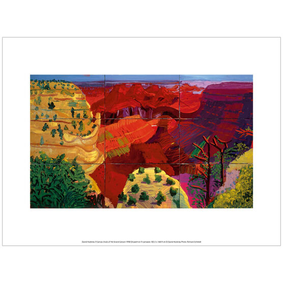 David Hockney The Grand Canyon (exhibition print)