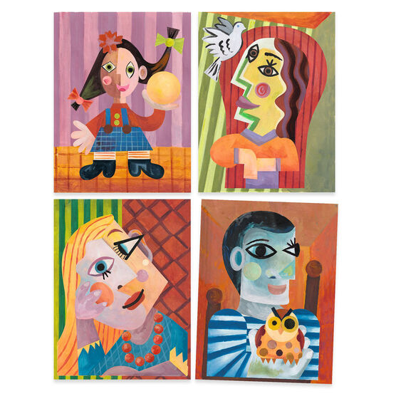 Picasso inspired collage kit