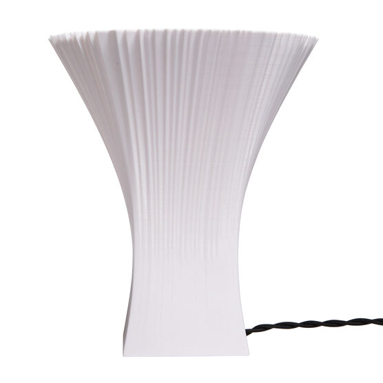 Pleated 3D printed lamp