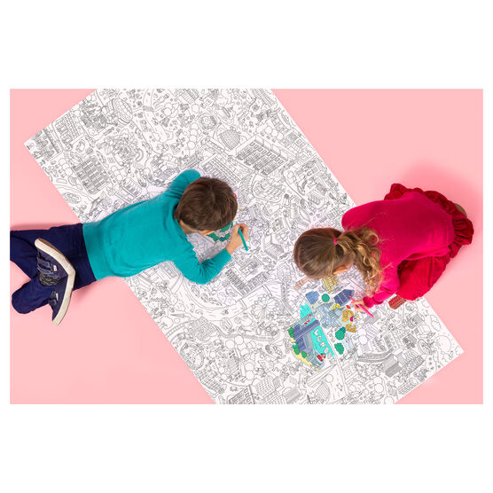 Giant London colouring poster