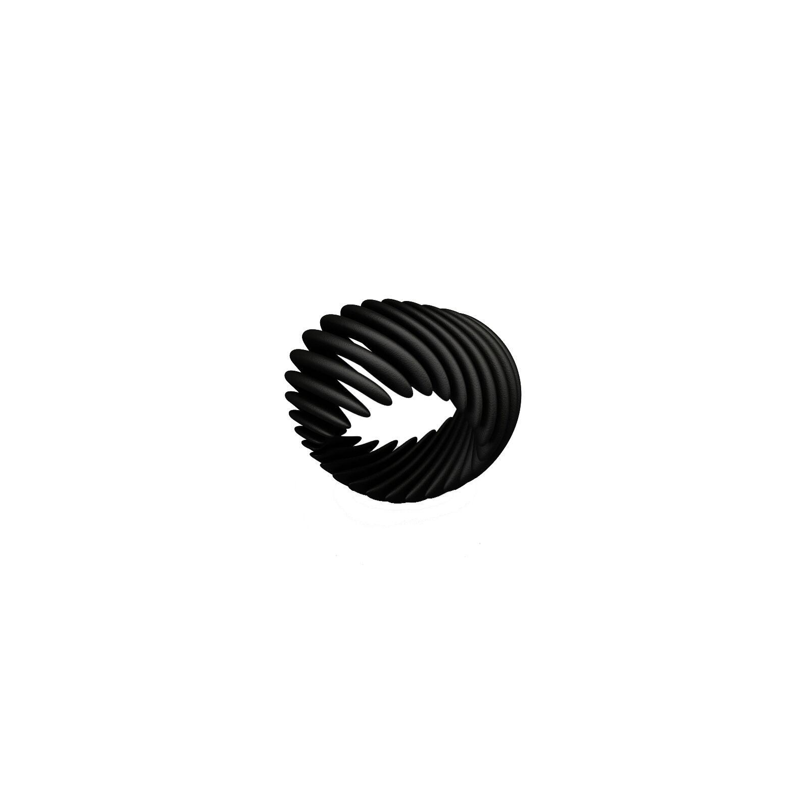 Black helix ring store