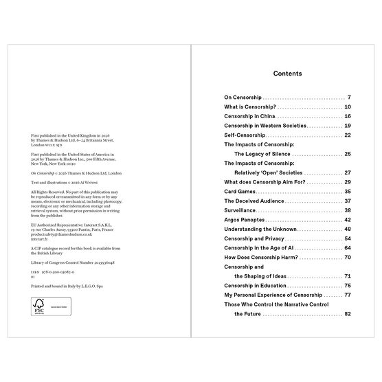 Ai Weiwei: On Censorship signed book