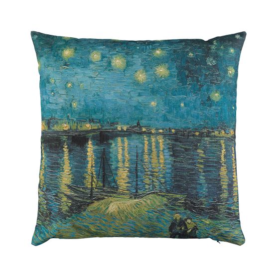 Van Gogh Starry Night over the Rhône cushion cover