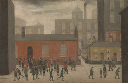 LS Lowry: Coming Out of School