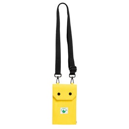 Yellow cotton phone wallet