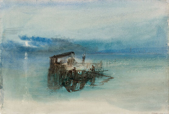 Turner: Fishermen on the Lagoon, Moonlight