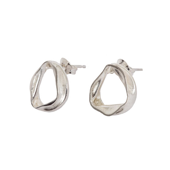 Silver Waterpool earrings
