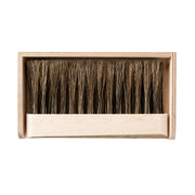 Natural wood table brush and pan