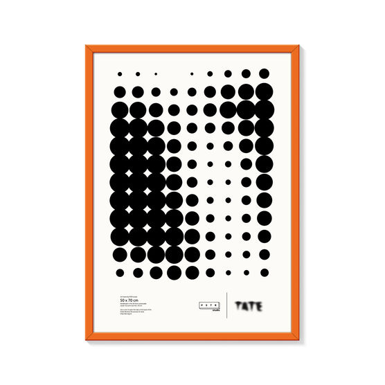 Orange 70 x 50 cm poster frame