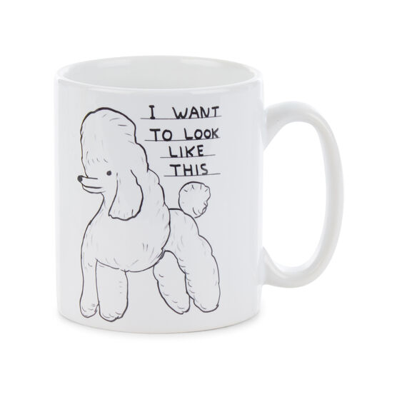 David Shrigley Poodle mug - front