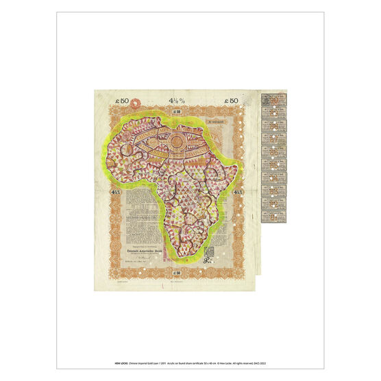 Hew Locke Chinese Imperial Gold Loan 1 art print