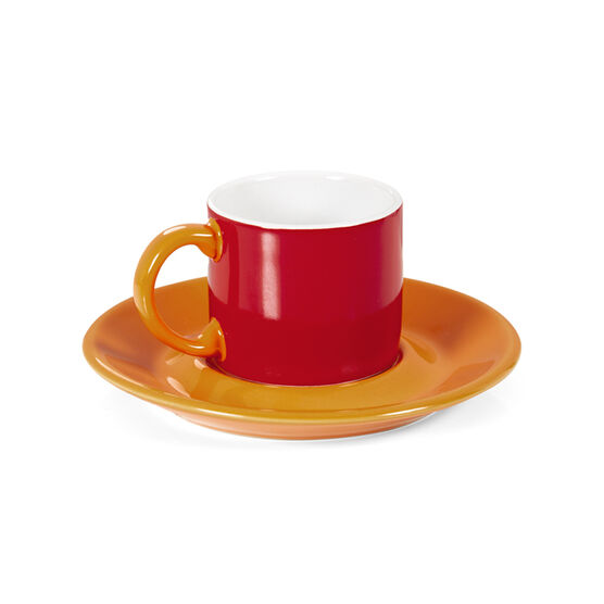 Jansen red espresso cup