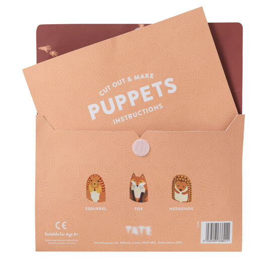 Cut out & make British animal puppets sewing kit