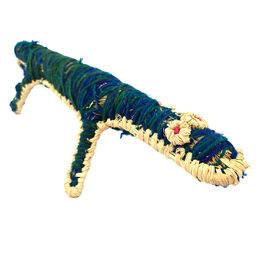 Mary Gibson woven lizard sculpture