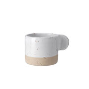 White ceramic espresso cup