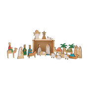 Wooden Nativity advent calendar