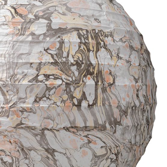 Marbled large paper lampshade
