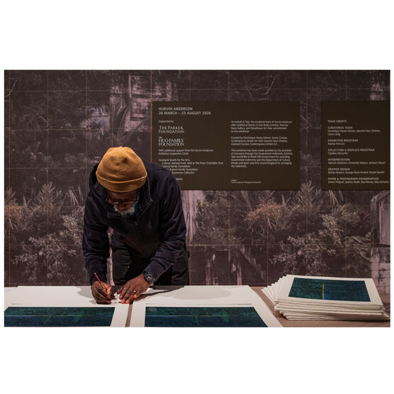 Hurvin Anderson, The Raft, 2026