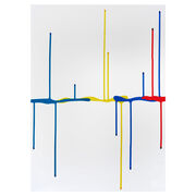 Artist paint drip tea towel