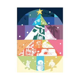 Katherine Chen Pieces of Joy Christmas cards (pack of 6)