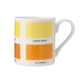 The Colours of London yellow mug