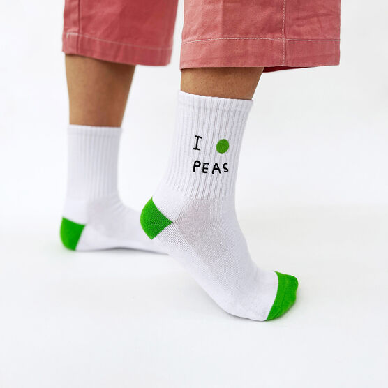 David Shrigley Peas socks