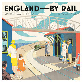 England By Rail: Vintage Travel Posters 2026 wall calendar
