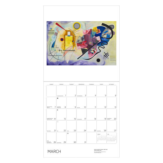Wassily Kandinsky Calendar 2027