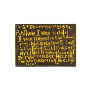 Bob and Roberta Smith I was Hansel in the school play sketchbook