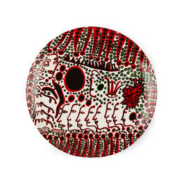 Yayoi Kusama Women Wait For Love plate
