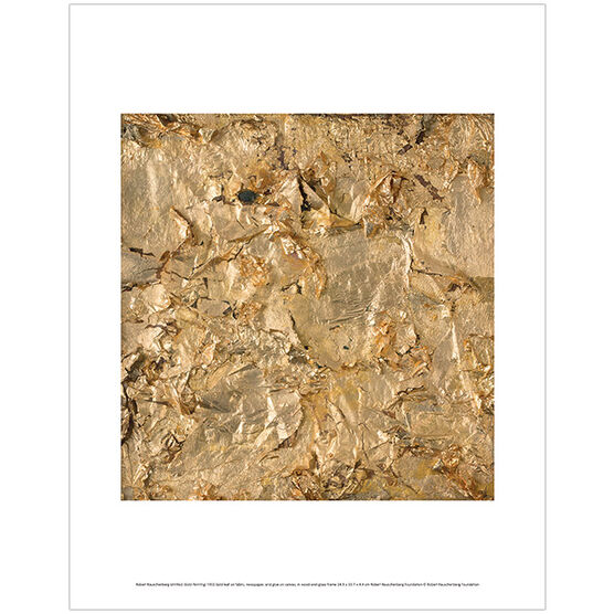 Robert Rauschenberg Untitled (Gold Painting) (mini print)