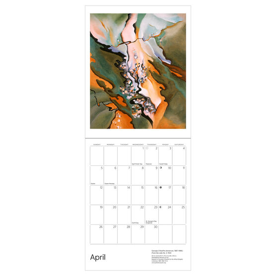 Georgia O'Keeffe 2026 mini wall calendar
