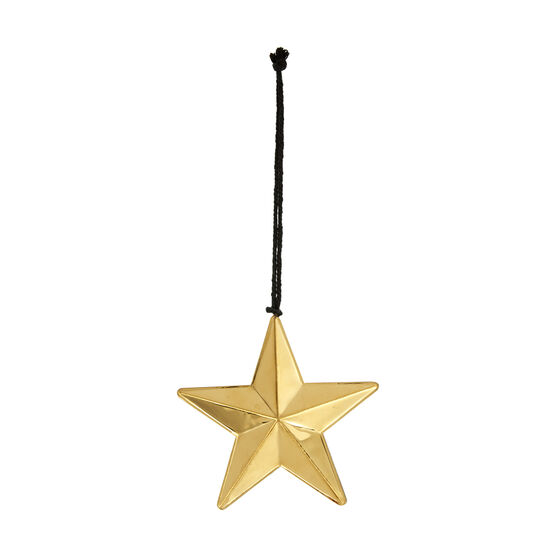 Gold star decoration