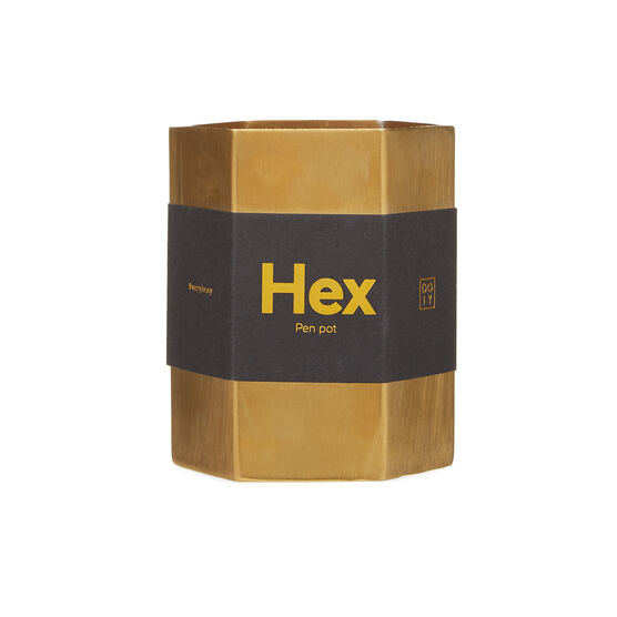Hex pen pot