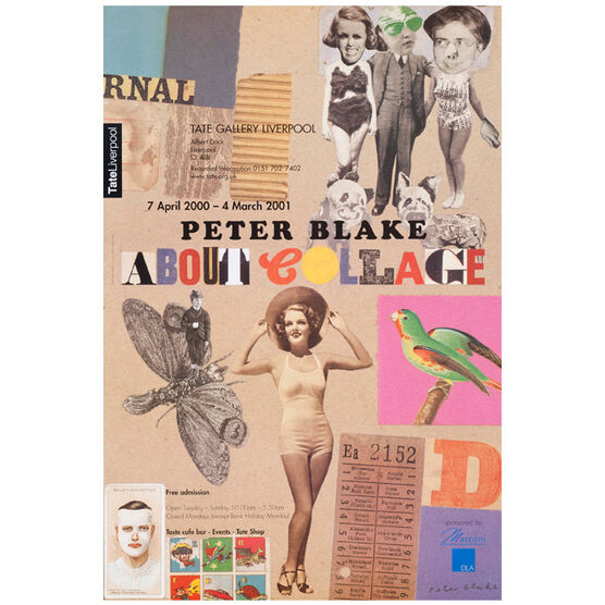 Peter Blake: About Collage 2000 vintage poster