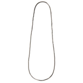 Bendable silver snake necklace