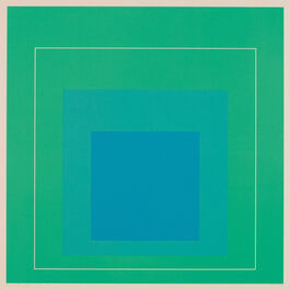 Josef Albers: from White Line Squares (Series I), WLS III