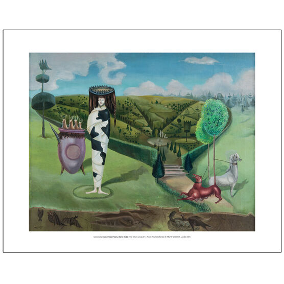 Leonora Carrington Green Tea (La Dame Ovale) (mini print)