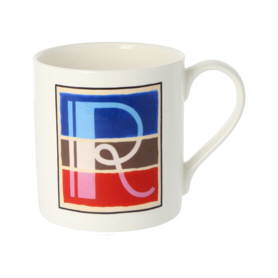 Alphabet of art mug - R