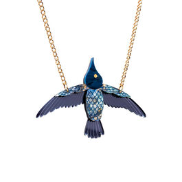 Tatty Devine Frida Kahlo hummingbird necklace