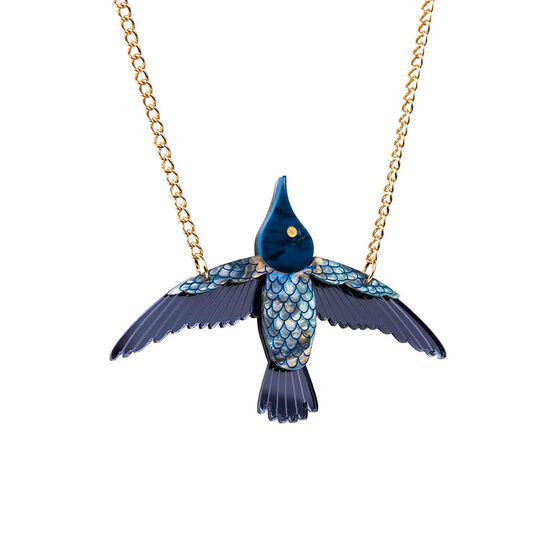 Tatty Devine Frida Kahlo hummingbird necklace